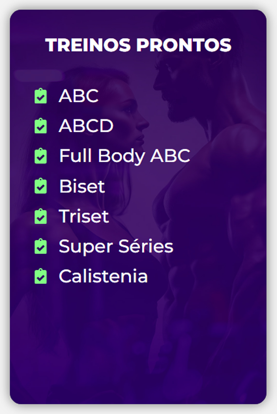 Treinos Prontos